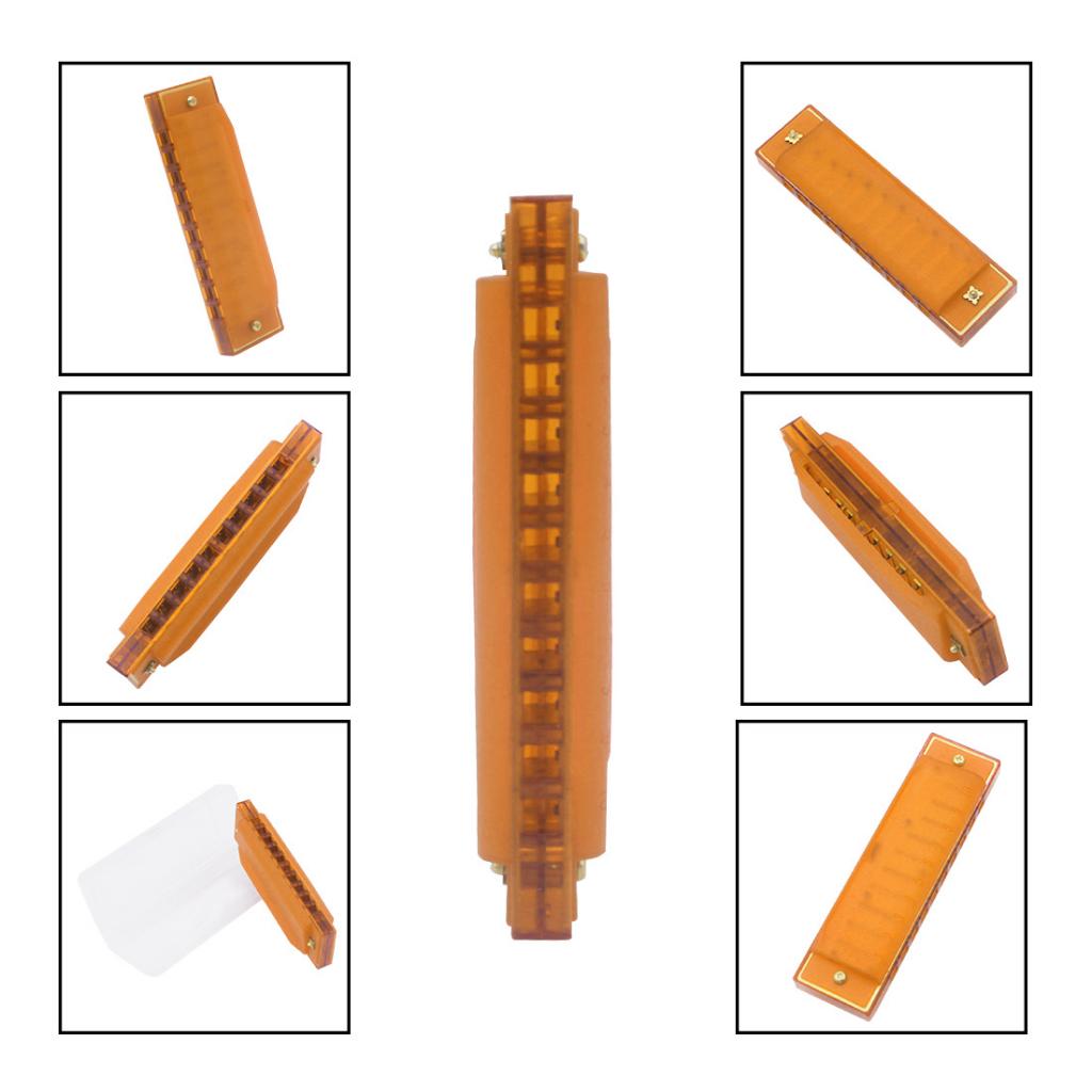 10 Holes 20 Tunes Harmonica , Key of C for Beginner, Students, Kids Gift, Professional with case