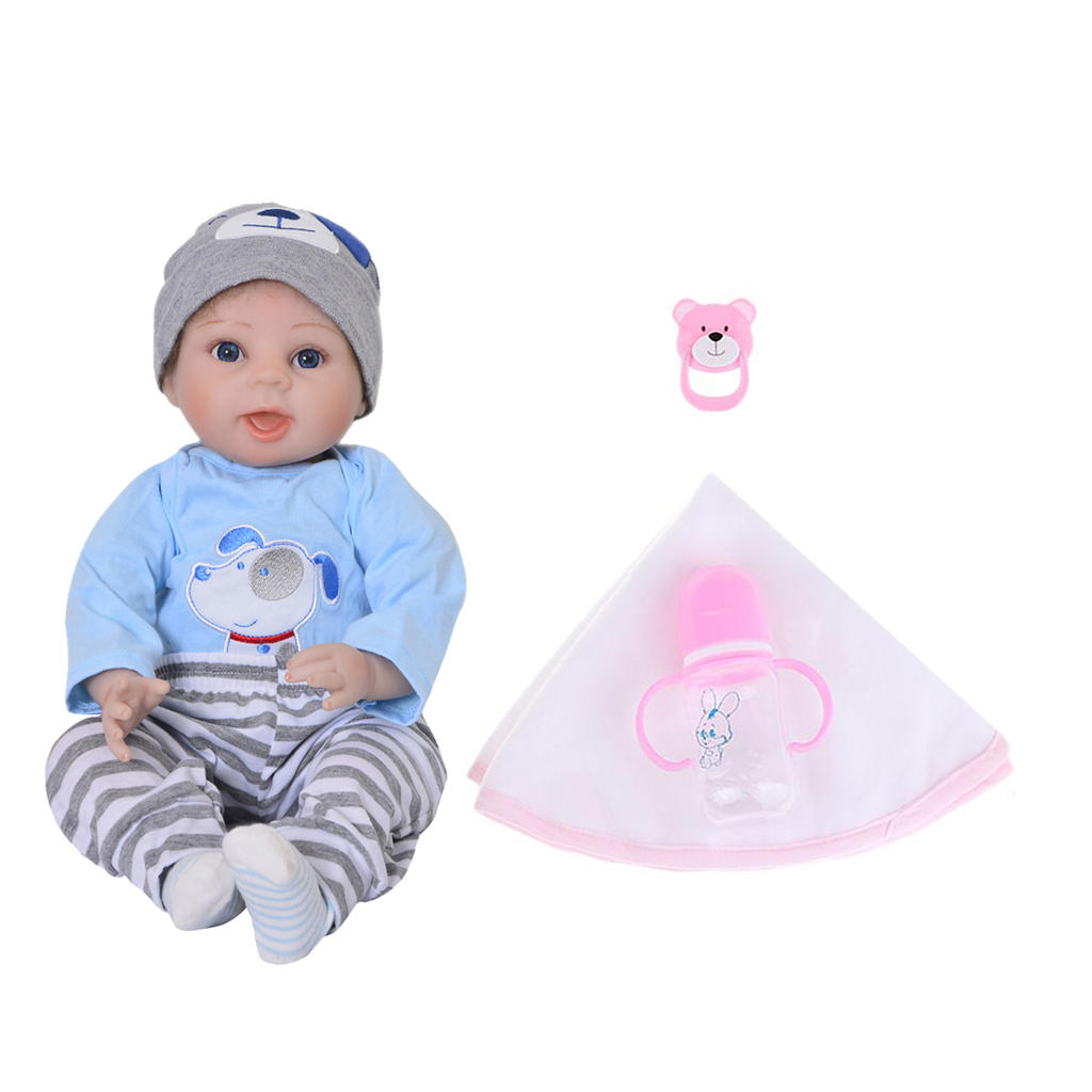 55m Soft Silicone Handcraft Newborn Baby Dolls Realistic Looking Reborn Doll Baby Toddler Kids Gift
