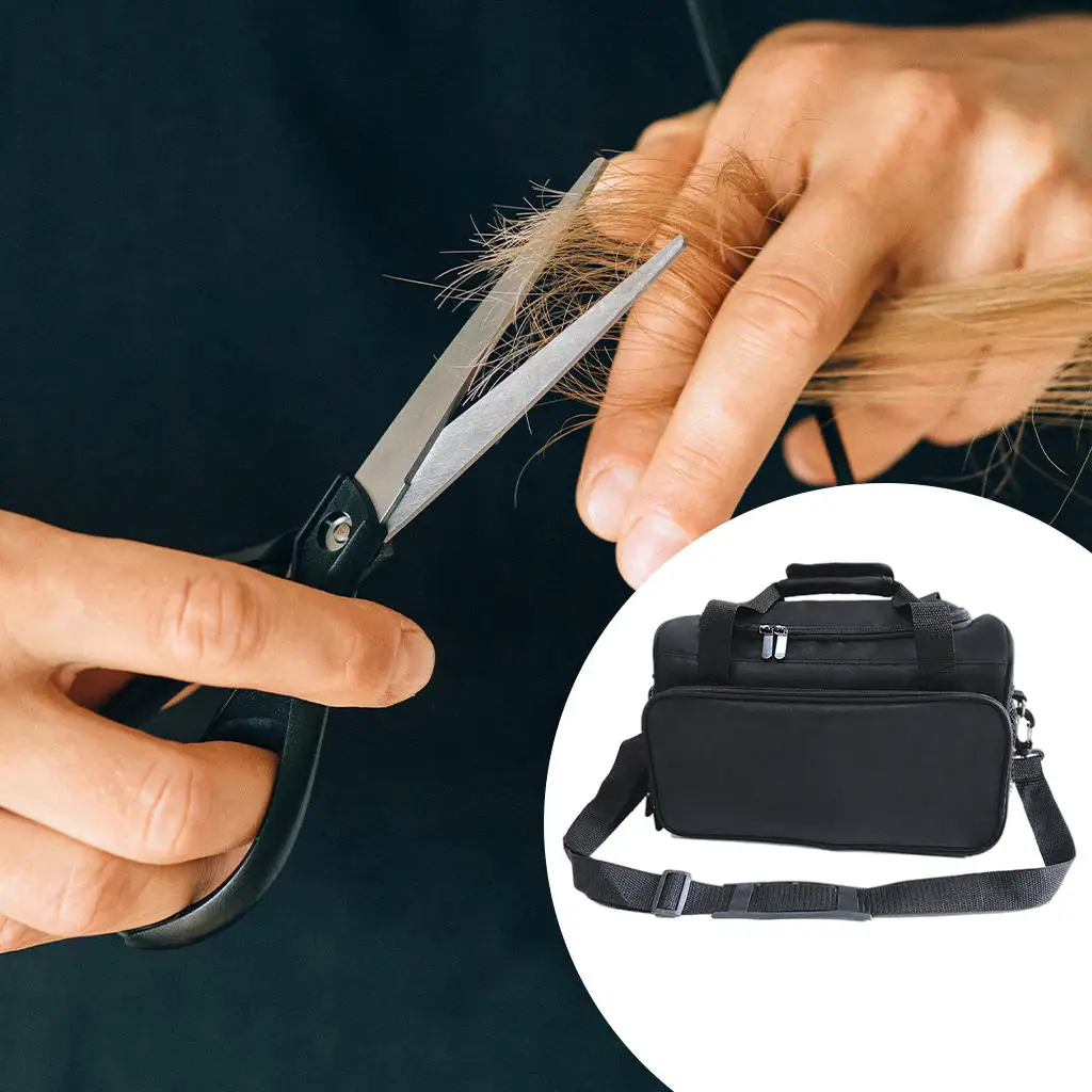 Salon Hairdressing Bag Portable Travel Case for Scissors Comb Hair Dryer Cosmetic Organizer