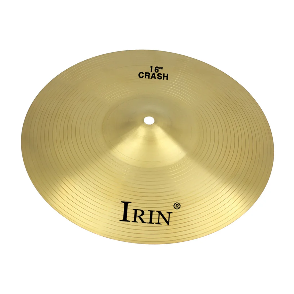 16 Inch Brass Crash Ride Cymbal Hi Hat Cymbals for Drum Percussion Musical Instrument Set 400 x 400 x 30mm