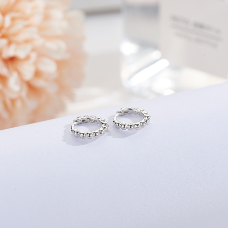 REETI 925 Sterling Silber Geometrie Hoop Ohrringe für Frauen Tier Silber Gold Schmuck Geschenke Trendy – Detail 4