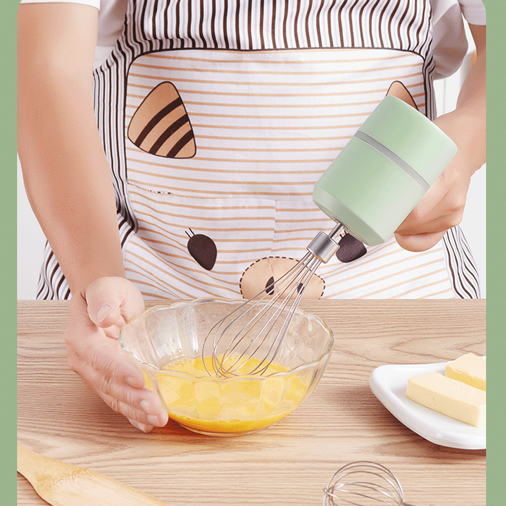 2021 New Wireless Portable Electric Food Mixer Hand Blender 3 Speeds