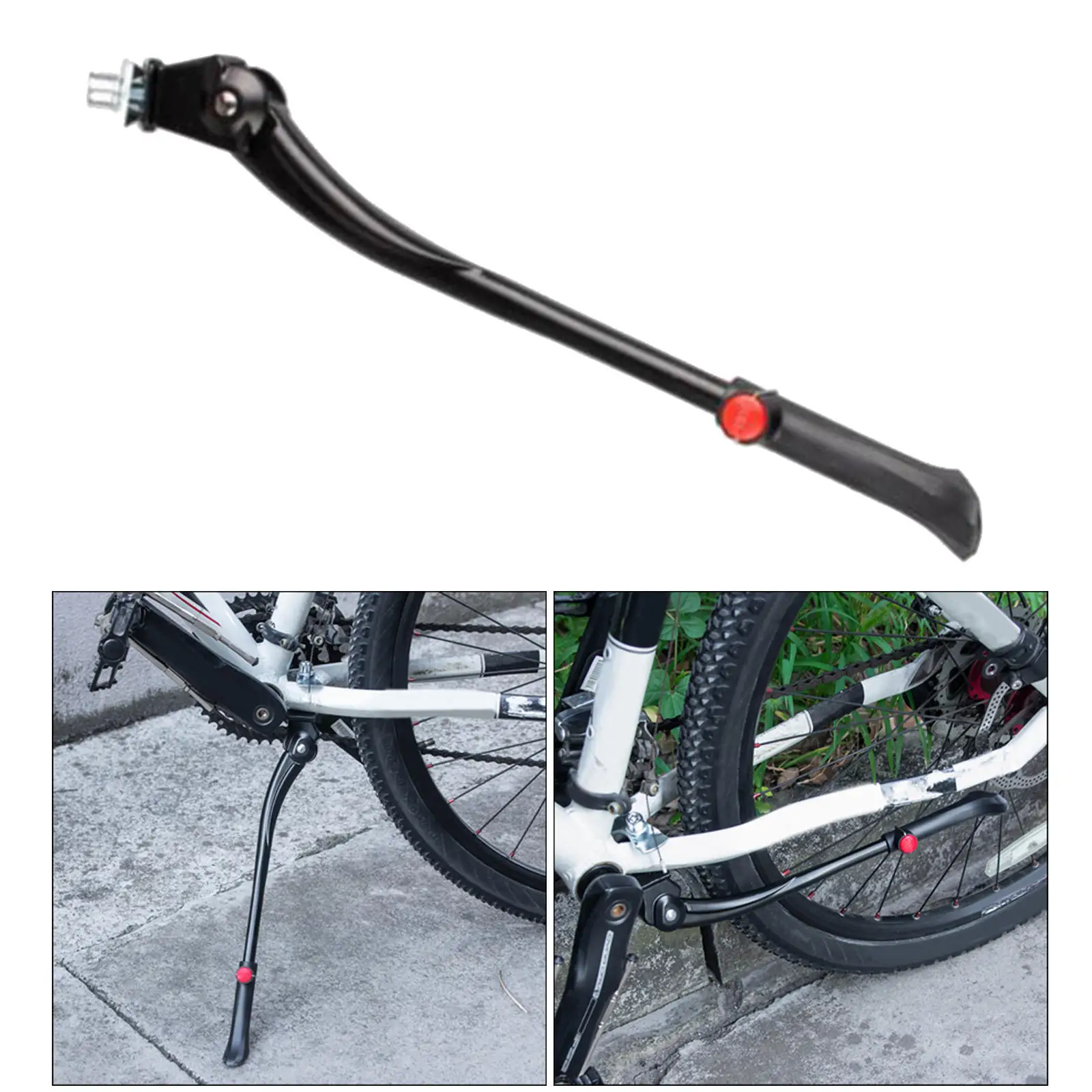 Bike Stand Black Support Bike Side Kickstand for Road Bike Bicycle Accessories MTB Mens Kids