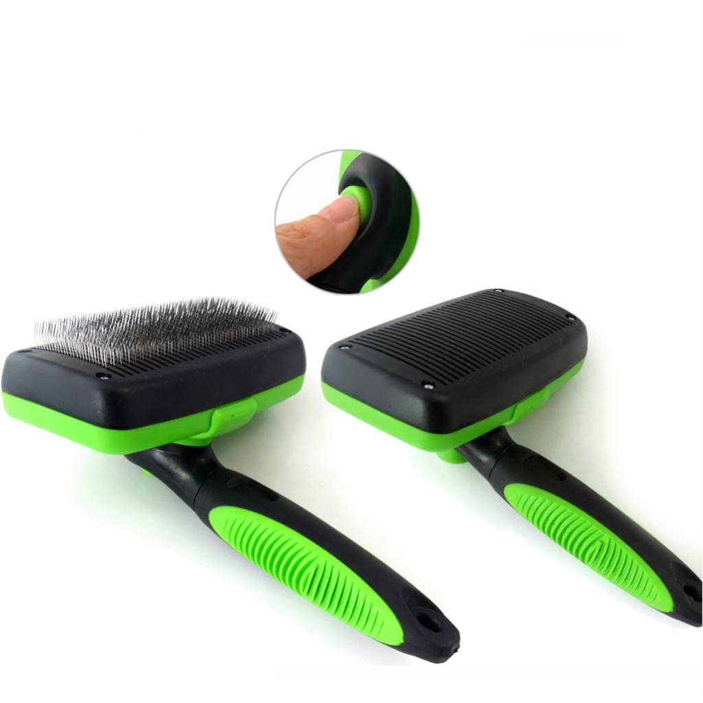 Pet Grooming Brush Removes Mats, Tangles, Loose Hair for Small Cat Dog Puppy