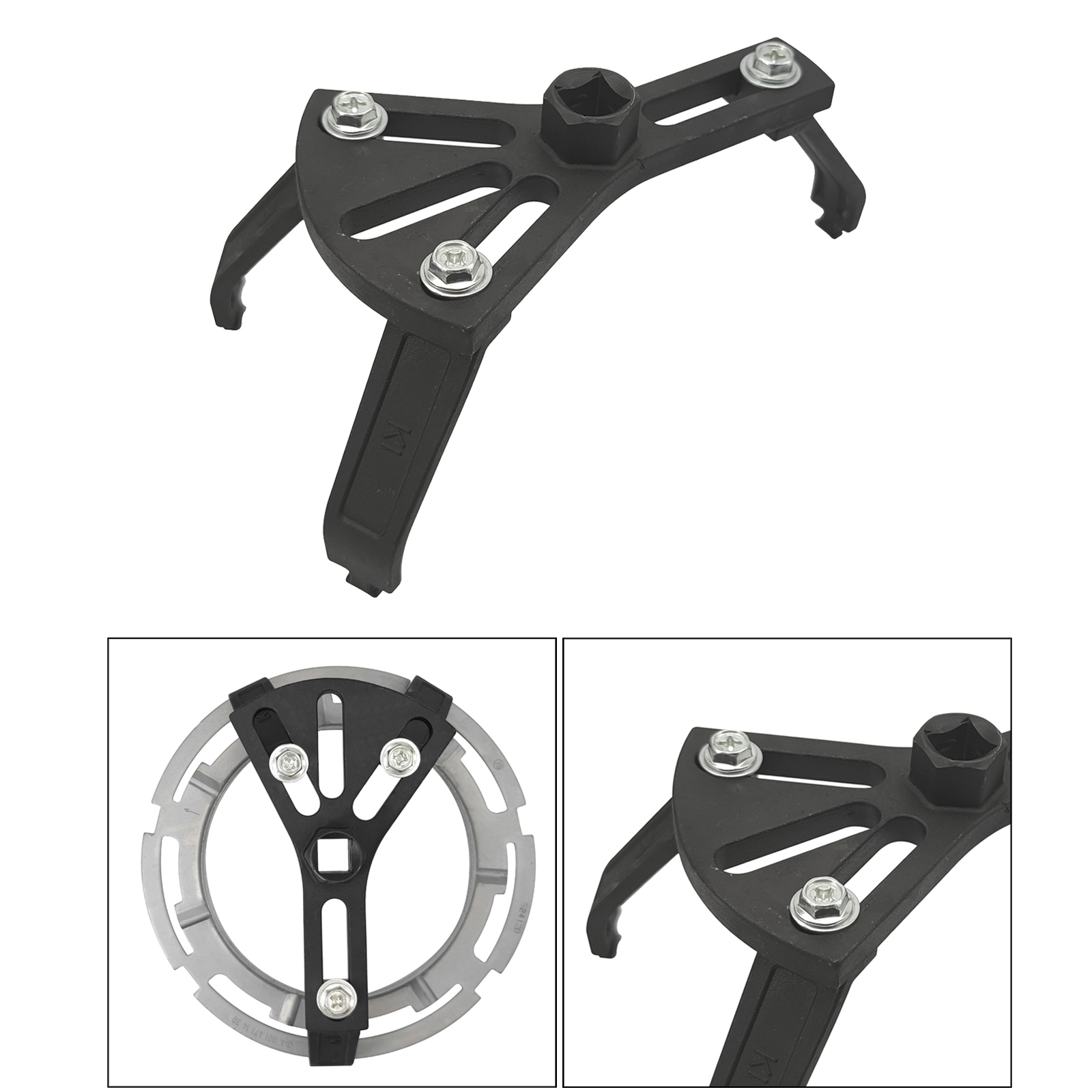 Metal Fuel Pump Lid Tank Cover Wrench Tool Kit Professional Durable