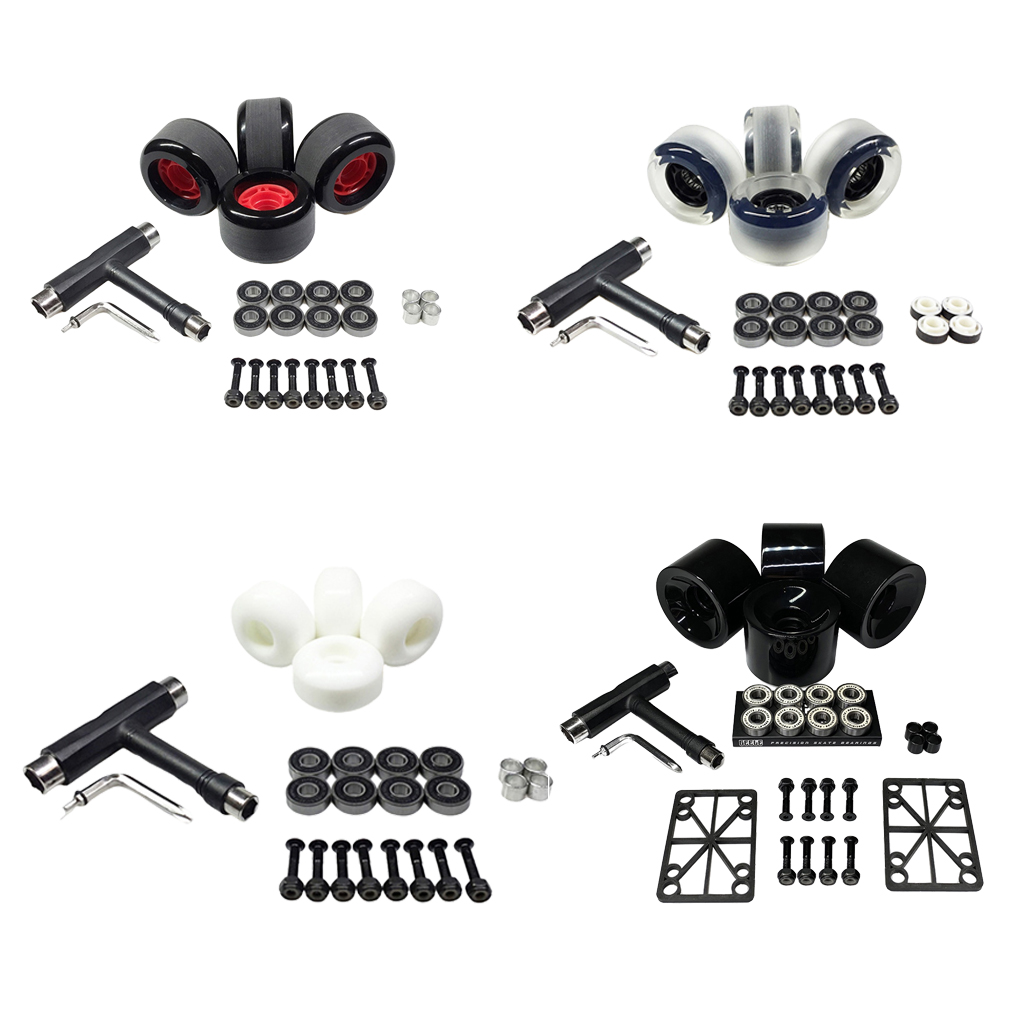 Portable Skate Bearings Wheel DIY Tool Accessory Kit for Skateboard Spinners All-in-One