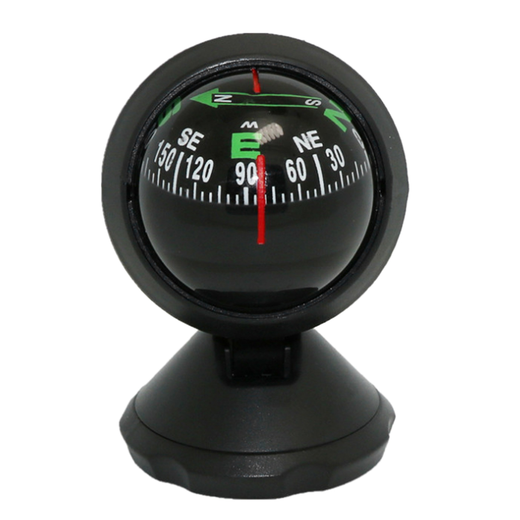 Vehicle Navigation Ball Compass Compass Travel Driving Adjustable Car Motor