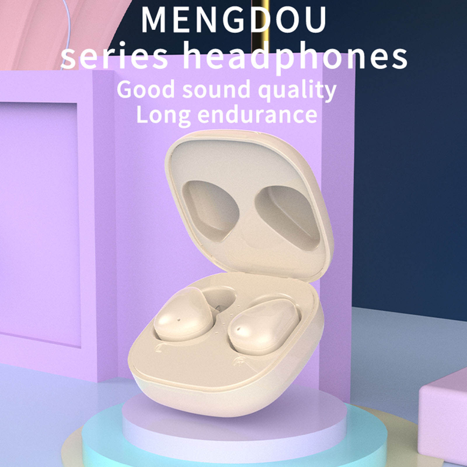 Bluetooth 5.1 Earbuds NFC with Wireless Charging Case 4H Playtime Headset for Game