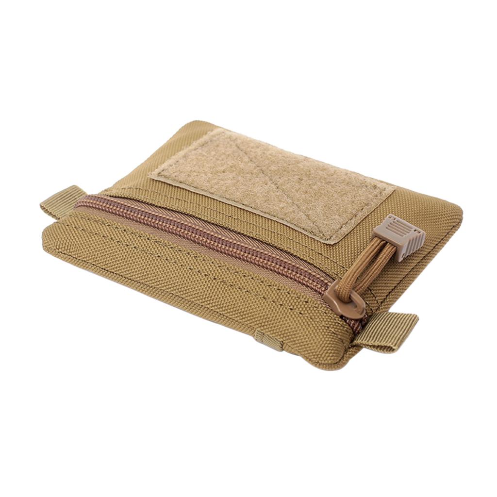 Tactical Wallet Key Pouch Molle Gadget Gear Military Wallet Tactical Accessory Bag for Outdoor Camping Hiking Fishing Hunting