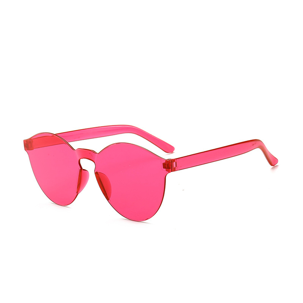 MUSELIFE Einteilige rahmenlose Sonnenbrille Damen Großhandel Mode Farbsonnenbrille Bonbonfarbene Brille Top Trendige Brillen – Detail 18