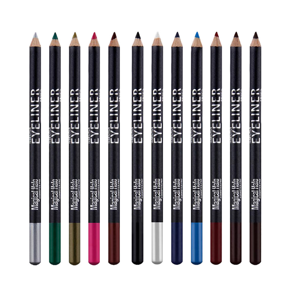 12 Pcs Kajal Pencil  Lipliner Eyeliner Make Up Pen Cosmetics