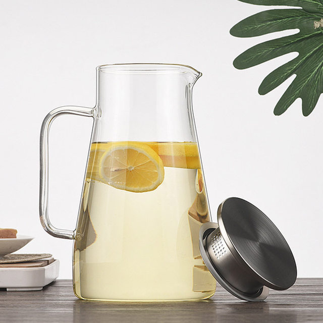 Hammer-Shaped Cold Kettle/ Explosion-Proof / High Temperature Resistant  Kettle/ Water Bottle Set / Large-Capacity Glass Juice Pot 2L - China Glass  Pot and Cold Kettle price