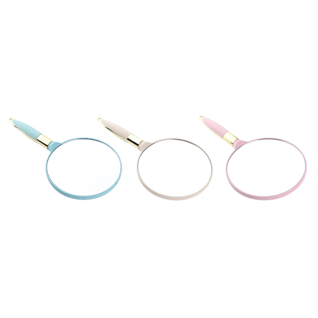 Light Portable Handheld Vanity Round Mirror Makeup Dresser Cosmetic Mirrors Light Portable Handheld Vanity Round Mirror Makeup Dresser Cosmetic Mirrors