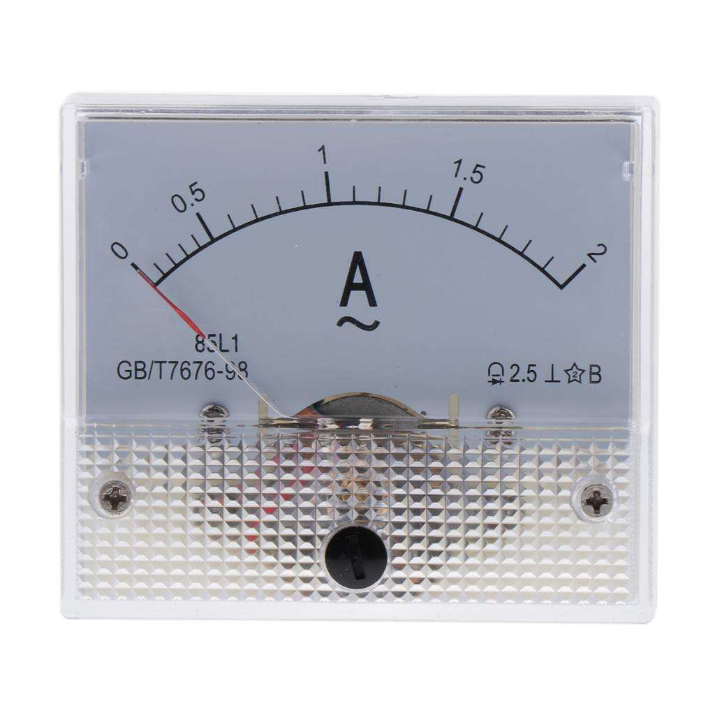  curate 85L1   Analog Panel Ammeter Gauge Ampere Current Meter Plastic, Copper