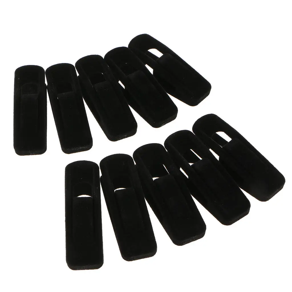 10pcs Flocked Clothes Velvet Clips/Clothespins/Clothing Clamps