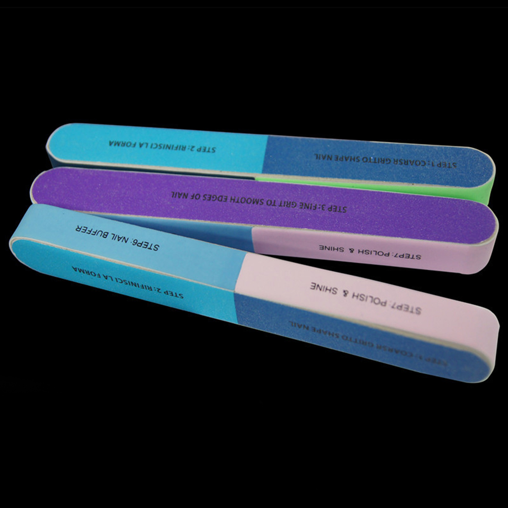 Nail Files Buffer Cosmetic Manicure Sanding Polish Nai Art Shiner