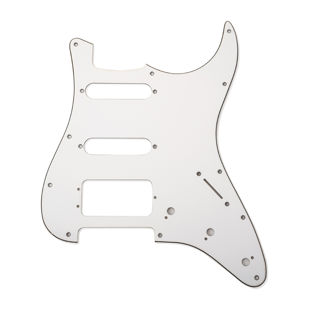 Prewired 3-ply Pickguard Scratchplate SSH for ST Style Guitar Stringed Instruments