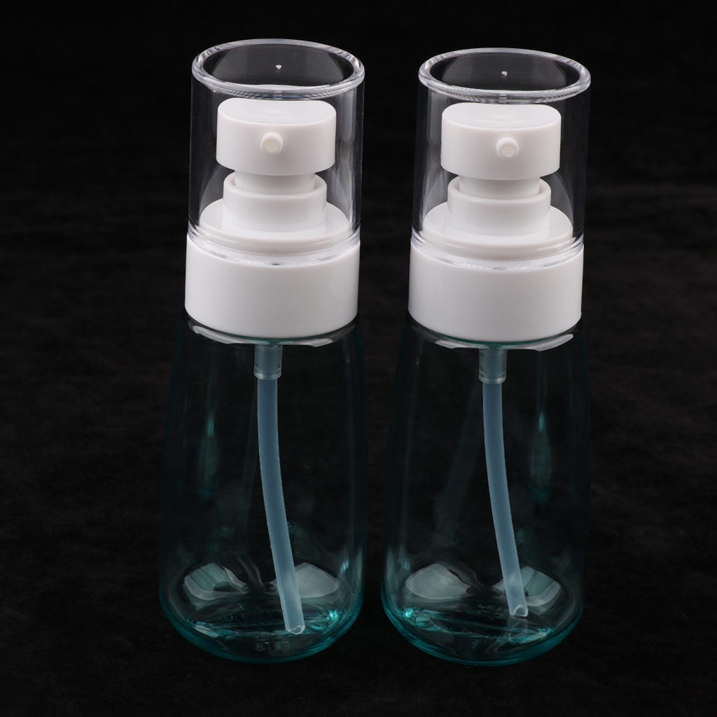 2 Pieces 60ml Essential Oils Bottle Sample Vials, Good for Cosmetic Cream Lotion Fragrance Perfect for Travel Home Work