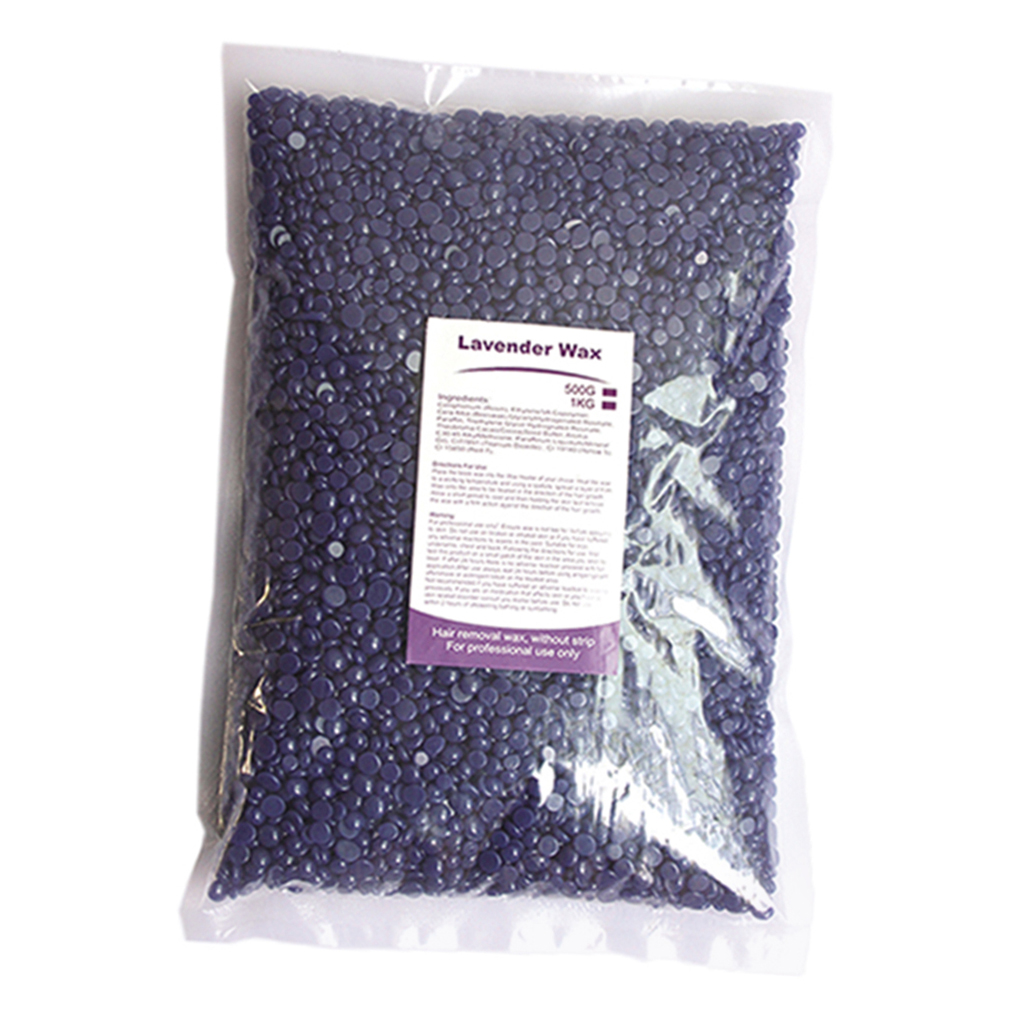 500g, Hard Wax Beans, Bikini Pearl Hot Waxing Beads Facial Hair Removal