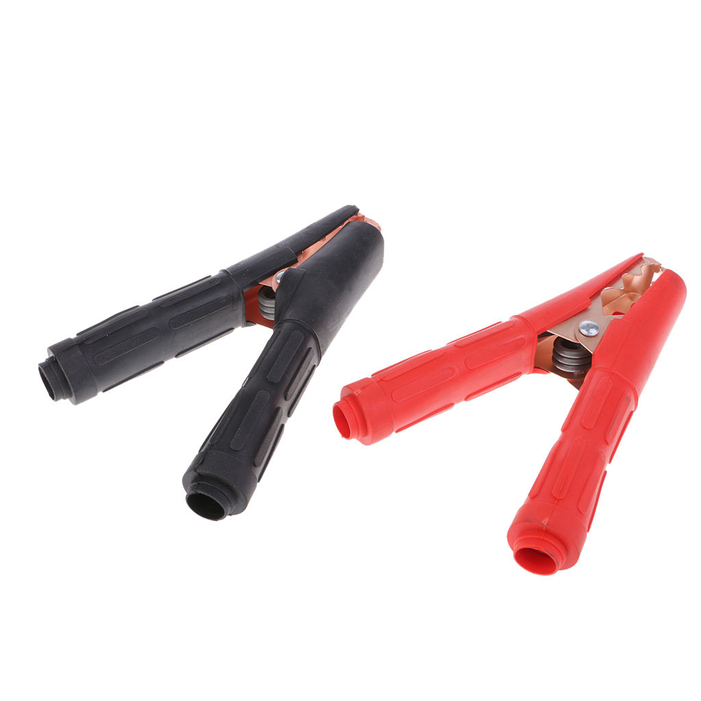 2 Pieces Car Vehicle Battery Test Alligator Crocodile Clip Clamp 1000A