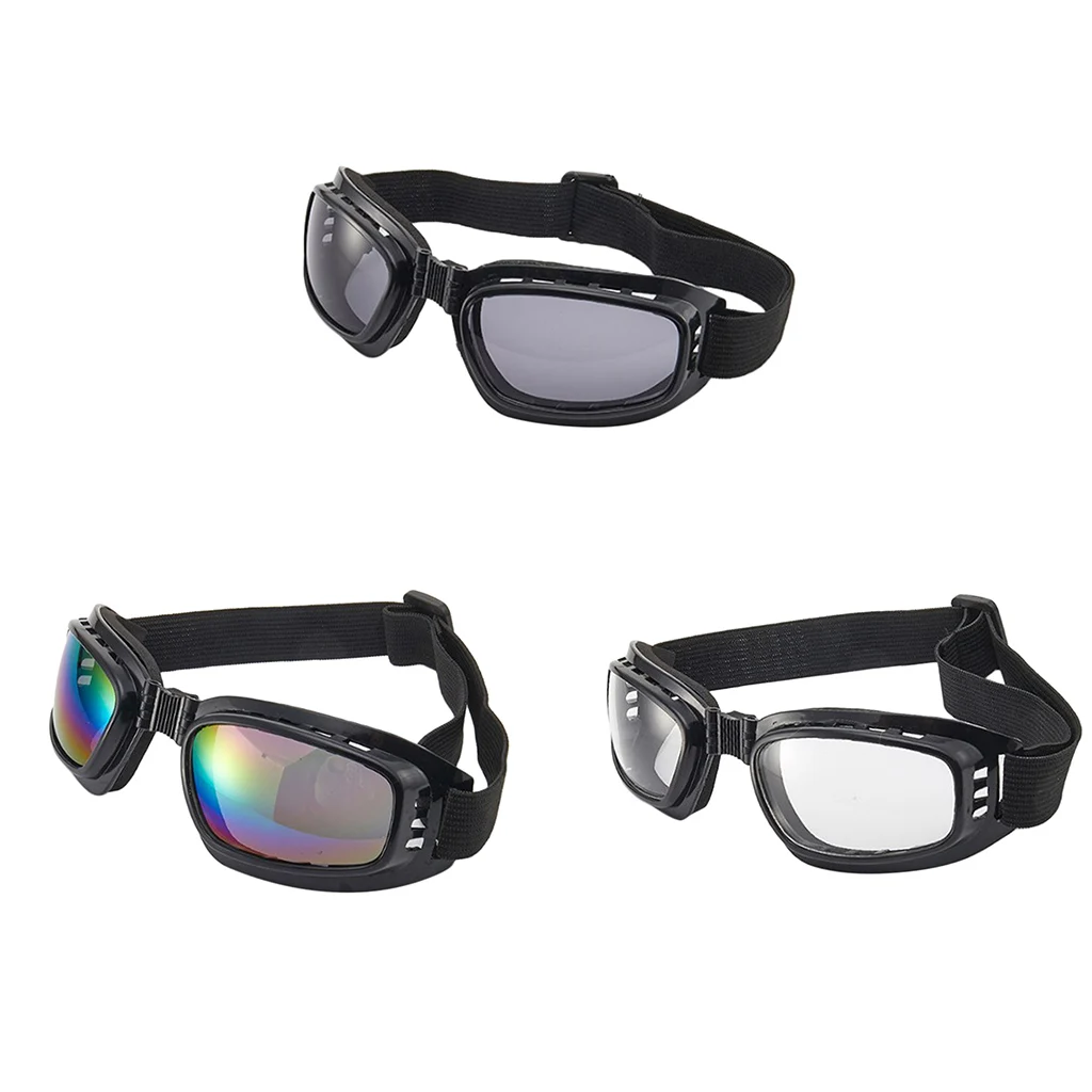 MOTORCYCLE RIDING GLASSES PADDING GOGGLES UV PROTECTION DUSTPROOF GLASSES US