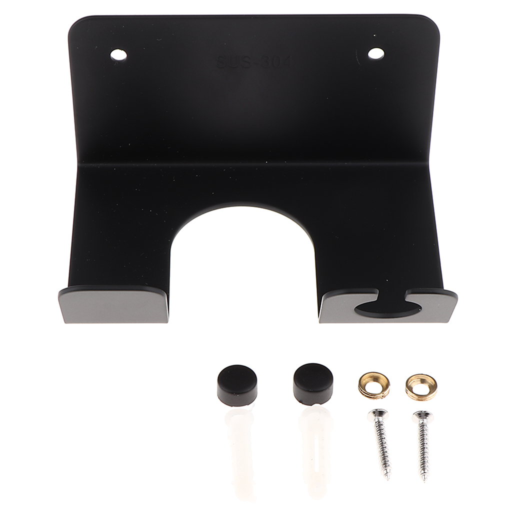 Sturdy Bathroom Blow Dryer Holder Wall Mount Storage Rack Stand Compatible for