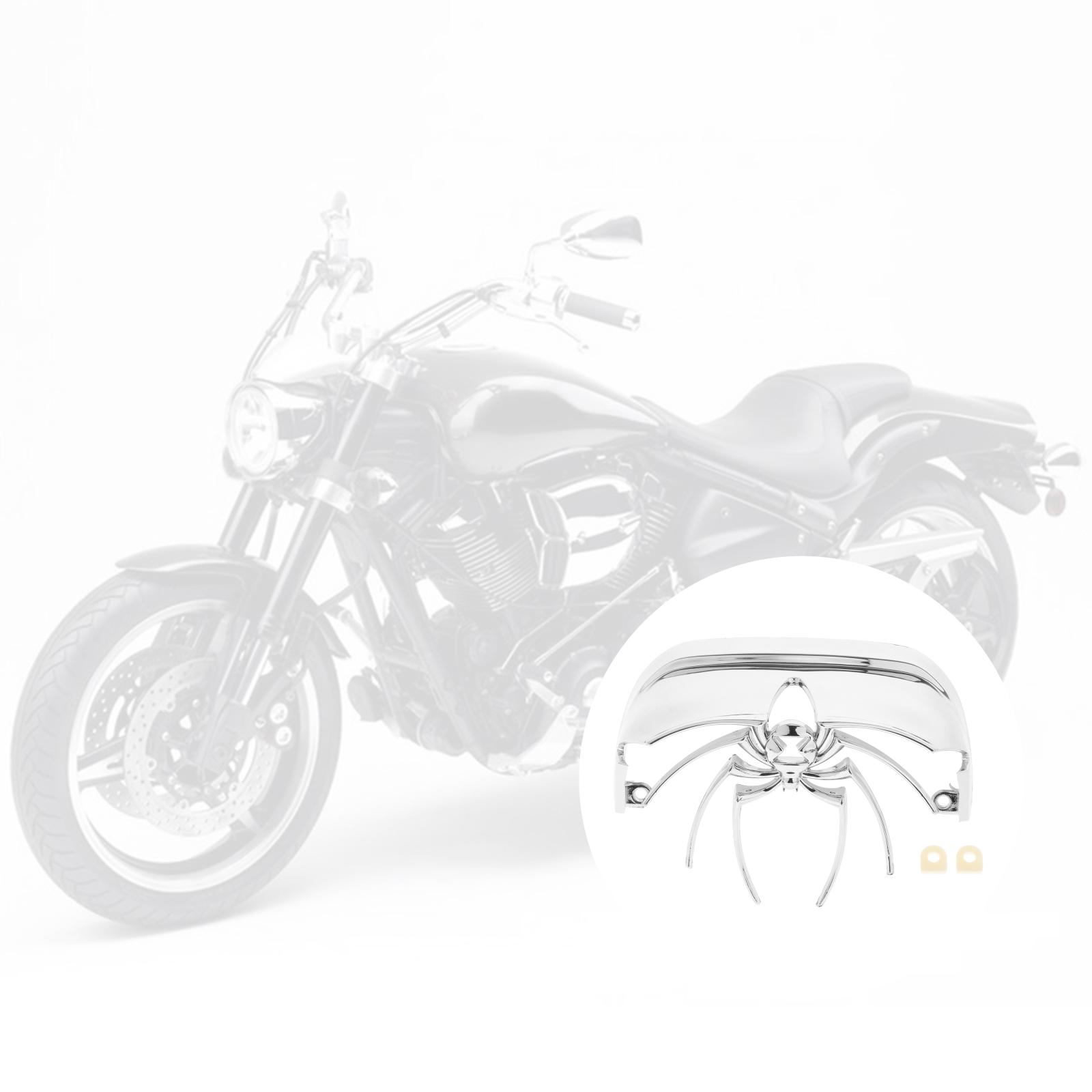 Chrome Spider Shaped Rear Tail Light Cover Motorbikes Interchange Supplies for Harley 1973-2010 FLSTS FLSTSC FLSTN FXSTD Series