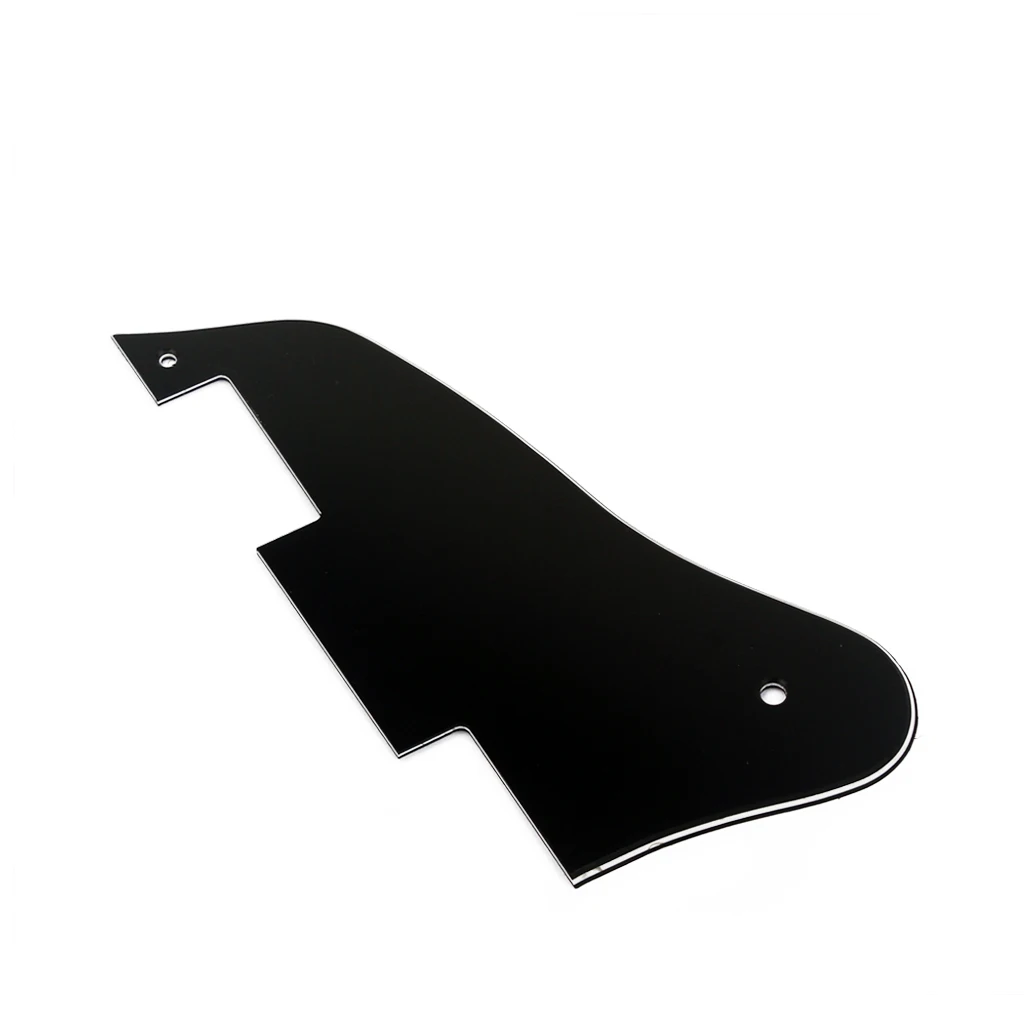 Durable 3-ply 2-hole Pickguard Scratch Plate for   ES335 Guitar Replacement Parts Black