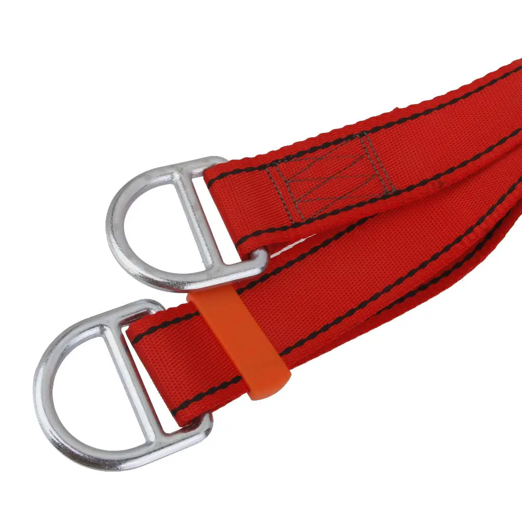 2.5 Meters Adjustable Rock Climbing Mountaineering Sling Strap - Red 22KN