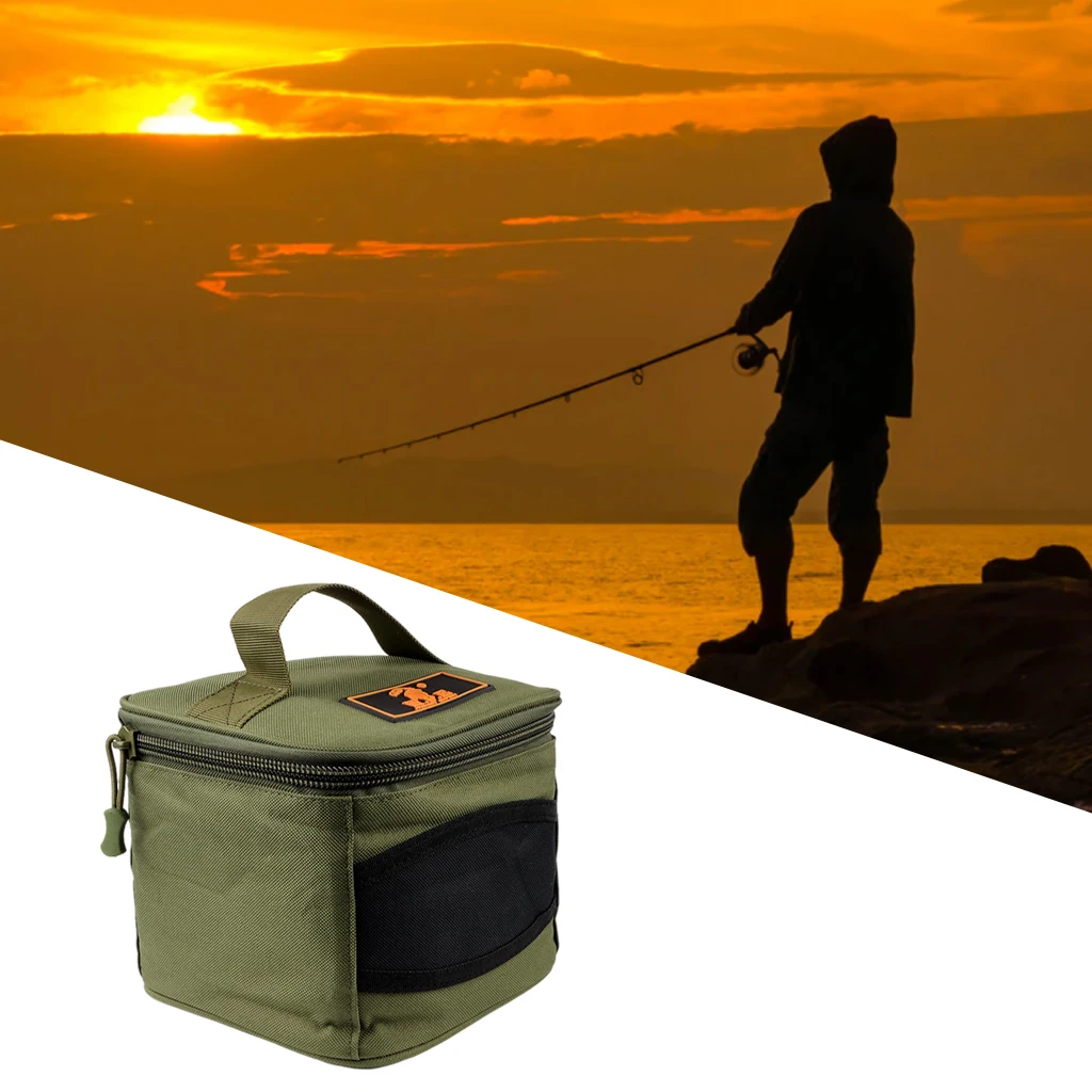 Portable Fishing Reel Bag Protective Case Cover for Drum//Raft Reel Fishing Pouch Bag Fishing Accessories