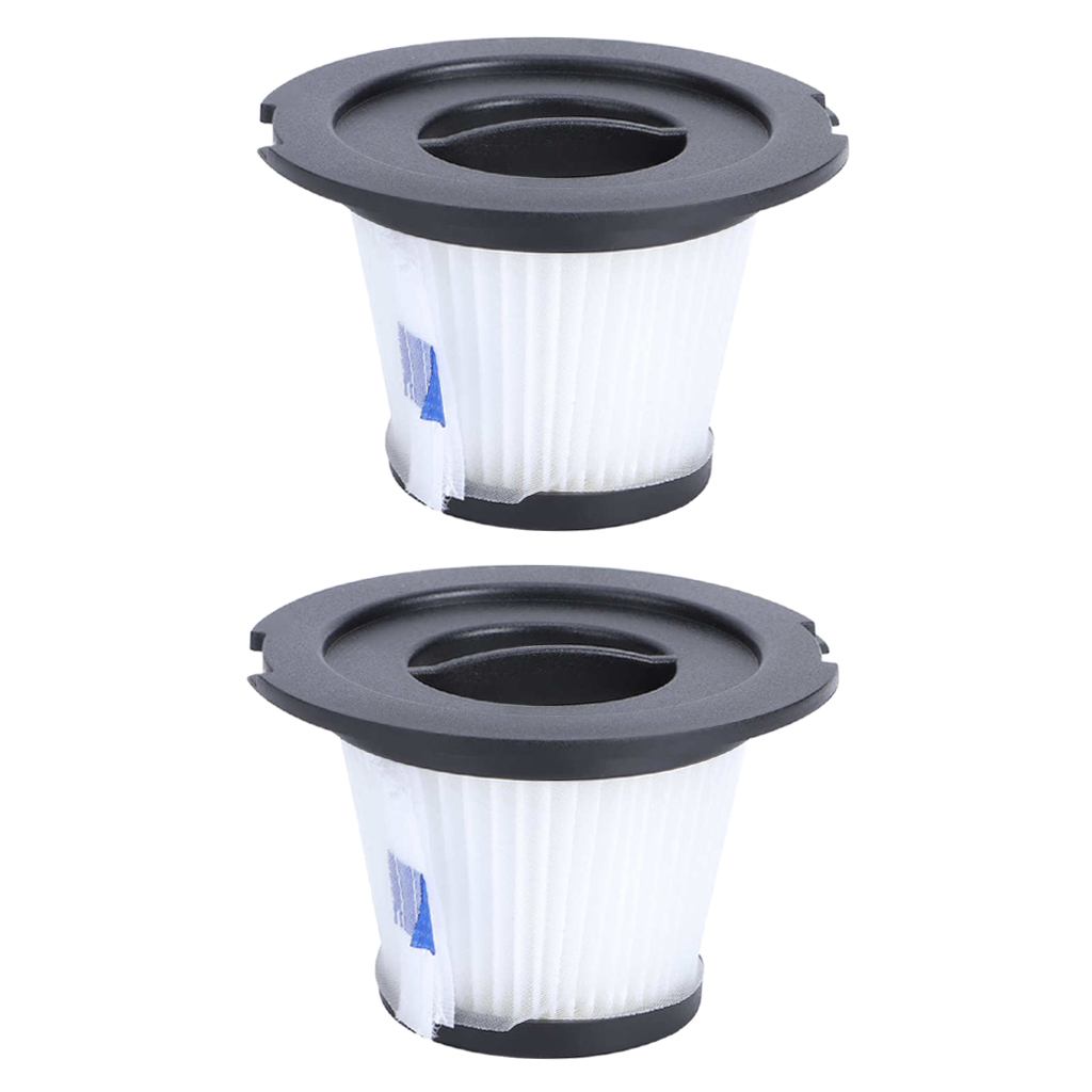 2pcs Filters For Dibea   C17 T1 Vacuum Cleaner Replacement Parts White+Black Home Cleaning Tool Accessories High Quailty