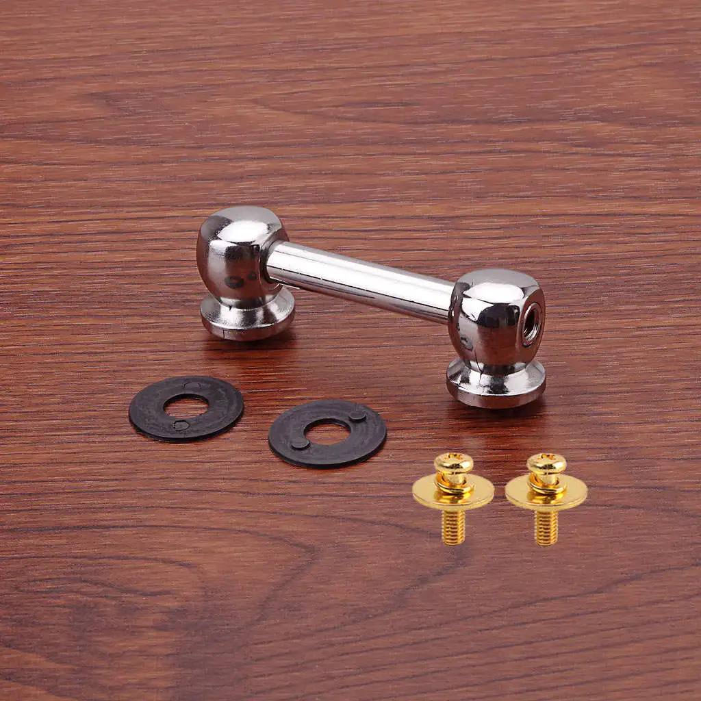 Double End Tube Drum Lugs with Mounting Screws - 55.8mm -Snare Drum Parts (Chrome)