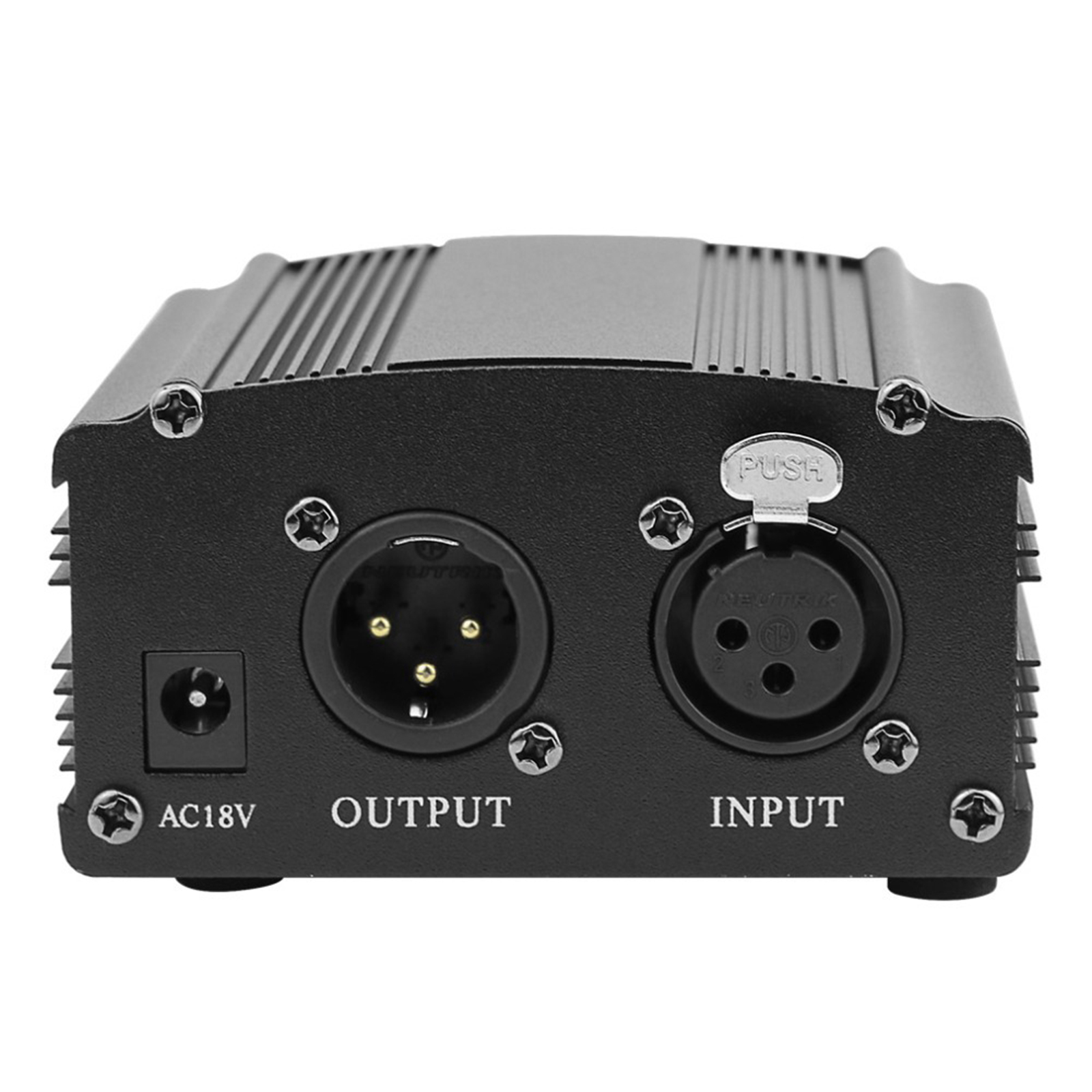48V Phantom Power Supply with Charging Cable for Microphone Device Equipment