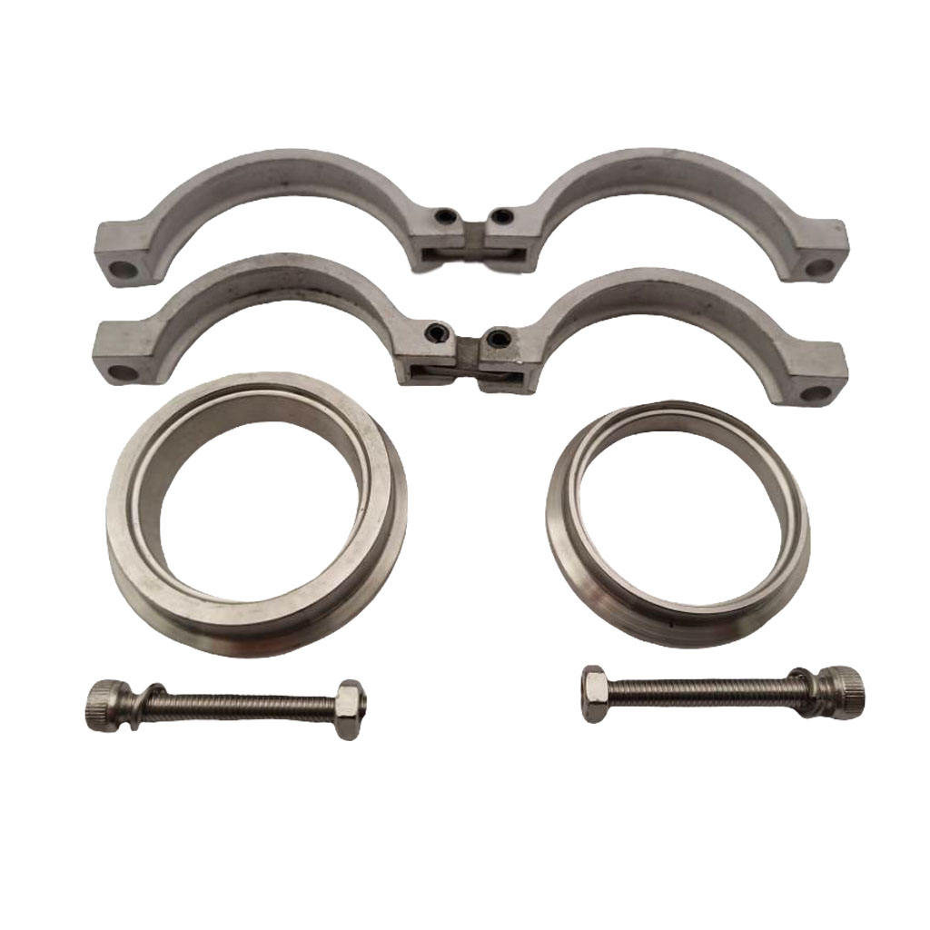 Stainless Steel V band Flang Clamp Set For Tial External Wastegate 44mm