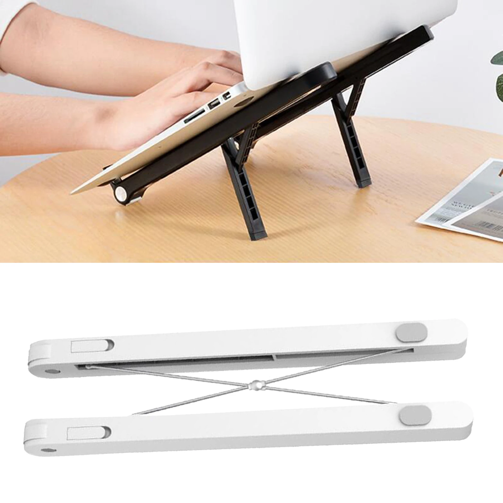 Tablets Laptops Stand Holder Riser 5 Angles Adjustable Elevator Computer Stand for 10-15.6 MacBook Air Pro