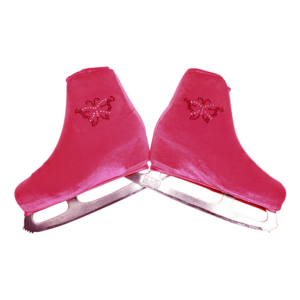 1 Pair Figure Ice Roller Skating Boot Covers Protector Overshoes for Girls Women