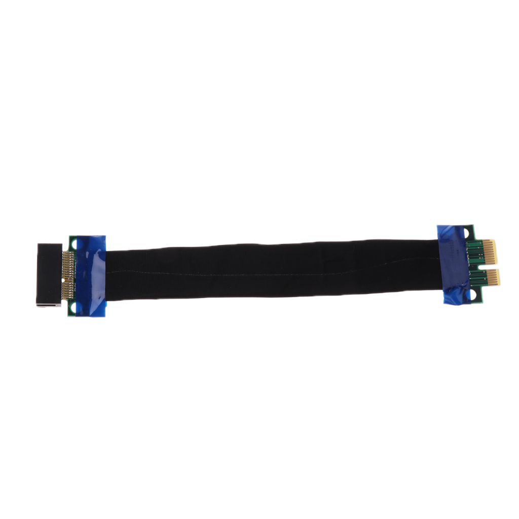 1 Pcs Adapter Cable PCI-E Express 1X Riser Card Flexible Cord Ribbon Cable