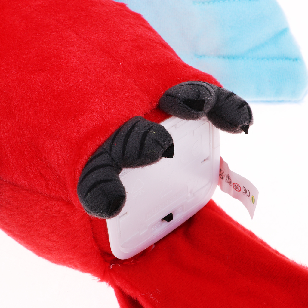 Cute Electric Talking Parrot Plush Toy Speaking Record Repeats Waving Wing Electronic Bird Stuffed Plush Toy As Gift For Kids