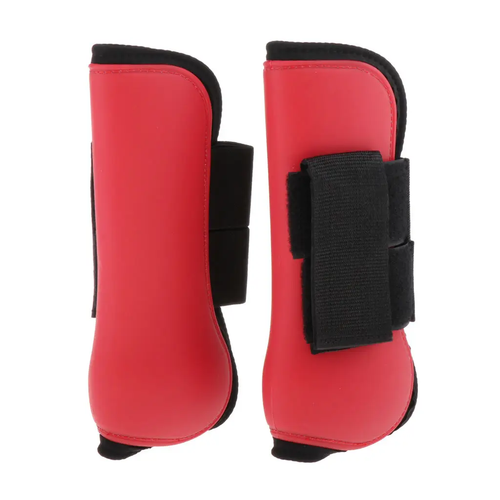 1 Pair Horse Leg Boots Hind or Front Leg Protect Wraps Horse Travel Boots Leg Protection WRAP Equestrian Equipment