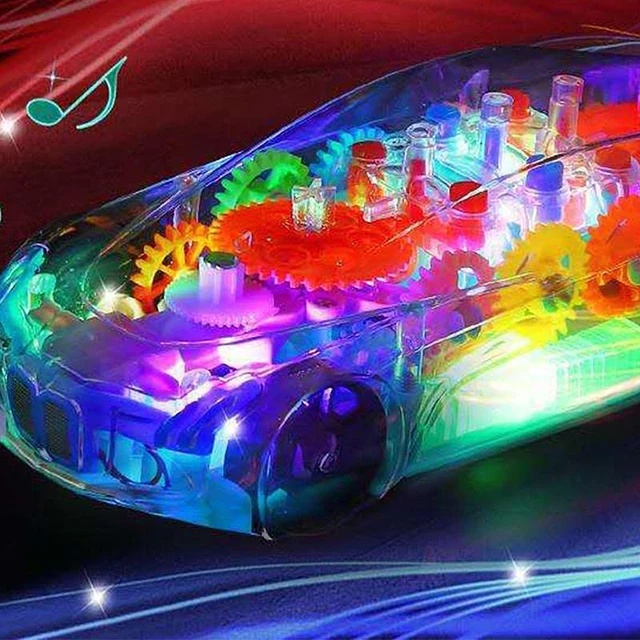 Techblaze conceito transparente de brinquedo de carro de corrida