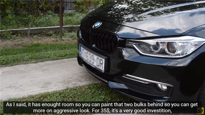 Front Kidney Grille for BMW 3 series F30 F31 F35 316i 318i 320i 328i 330i 2011-2019 Car Replacement Racing Grille Gloss Black