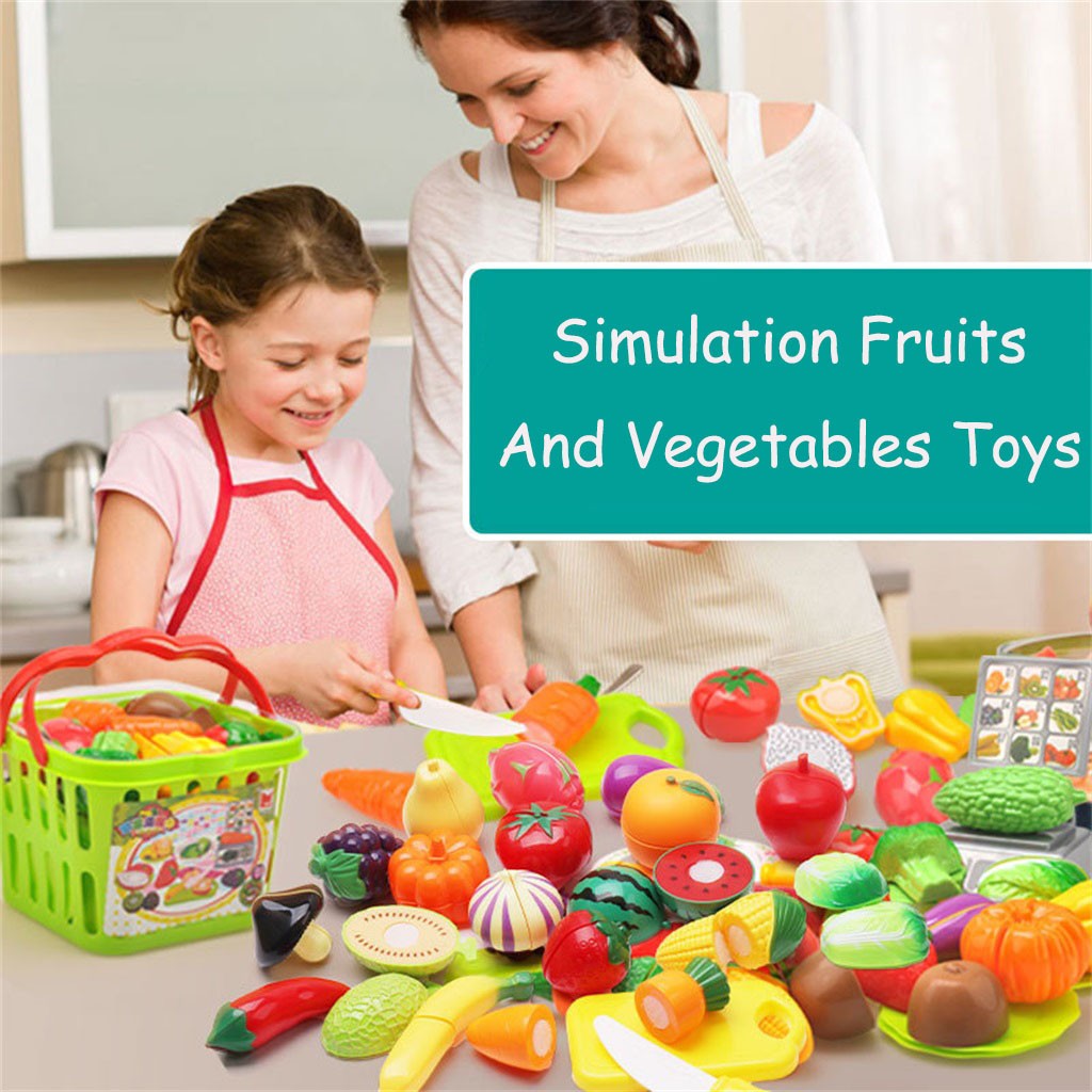 plastic fruit and vegetables toys argos