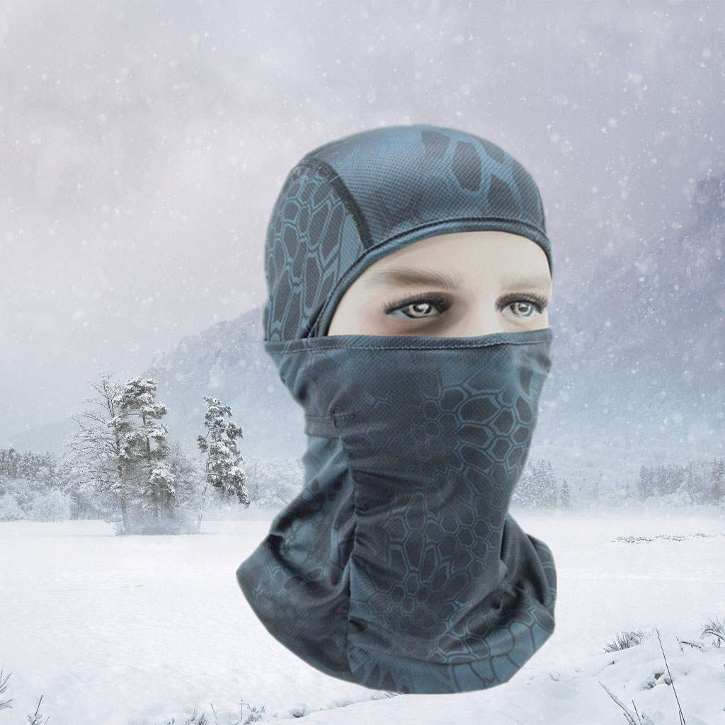 Full Face Mask Hat Neck Hood Windproof Helmet for Ski Fishing Cycling Sports Hiking Running Motorcycle