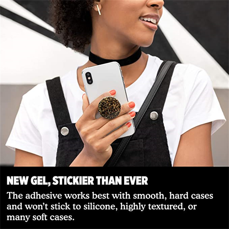 Universal Solid Color Round Airbag Bracket Expanding Stand Grip Mobile Phone Finger Holder For iPhone Huawei Contraction Bracket