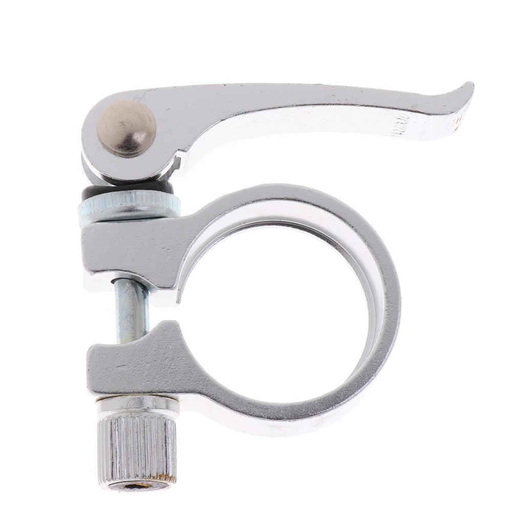 Bicycle Seatpost Clamp 31.8/35mm Quick Release Seat Post Clamp Bicycle Parts High Strength Lightweight