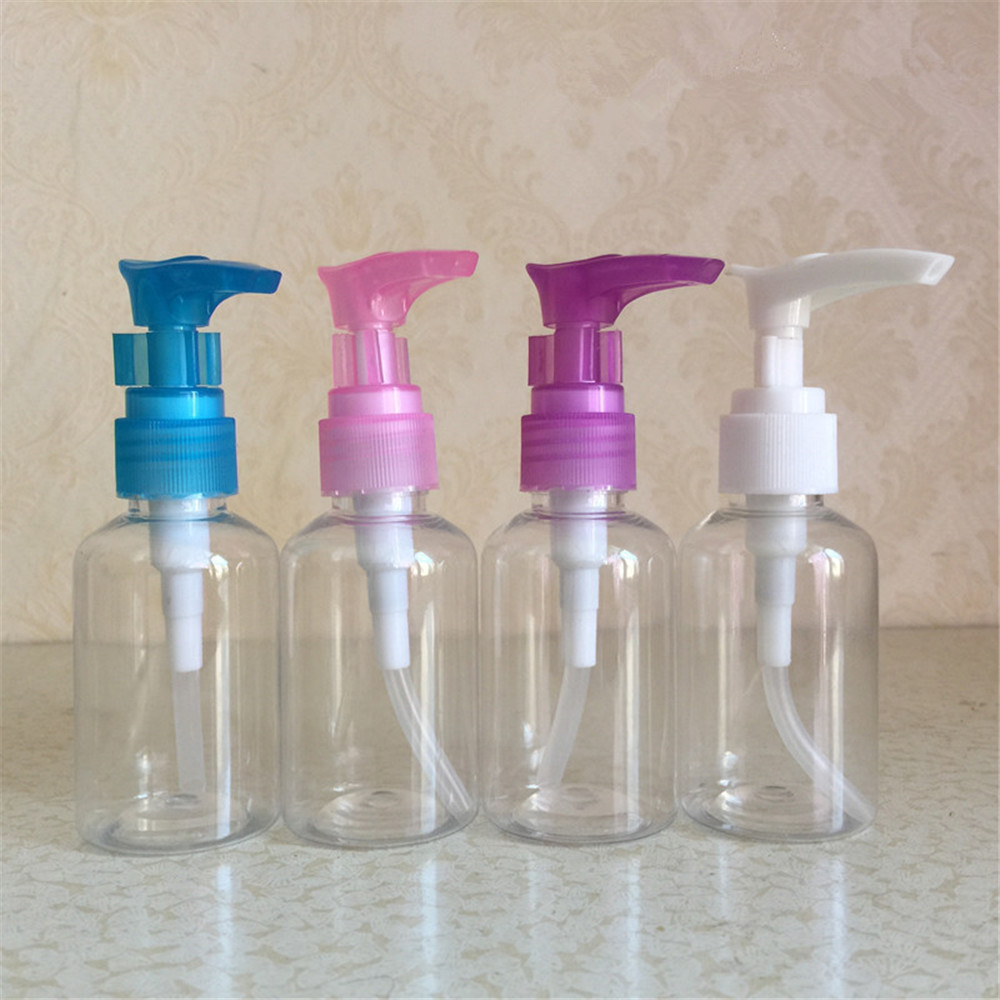 Best of 50ml PET Transparent Bottle With PP Screw Cap Clear Plastic Pressed Pump Refillable Bottles For Lotion Shampoo Empty Protable Reviews & Tips