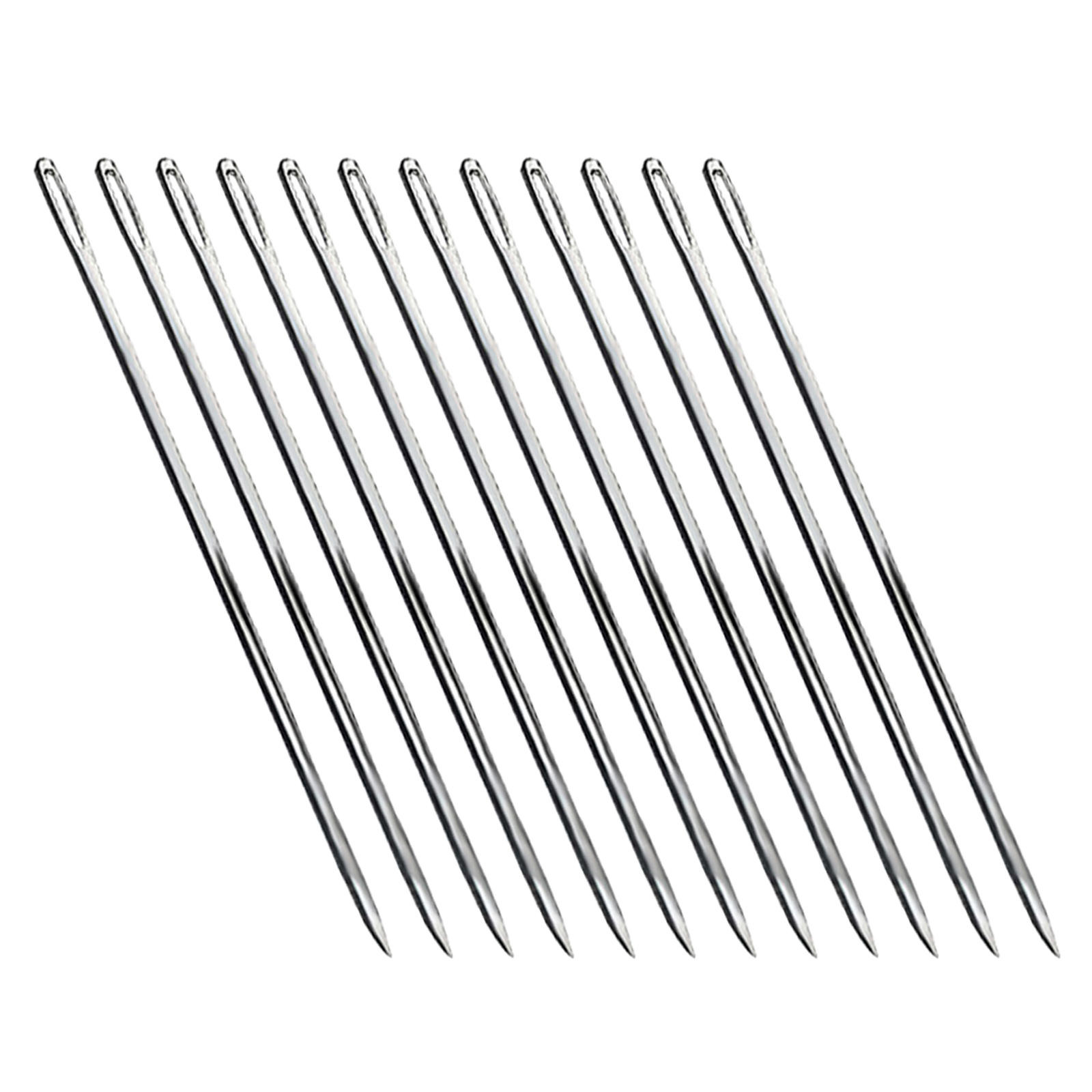 12 Pieces Sturdy Wig Pins 6cm Straight Needles Set for Knitting Sewing Wigs Tool Model Making Knitting Wigs Sewing Pins Set