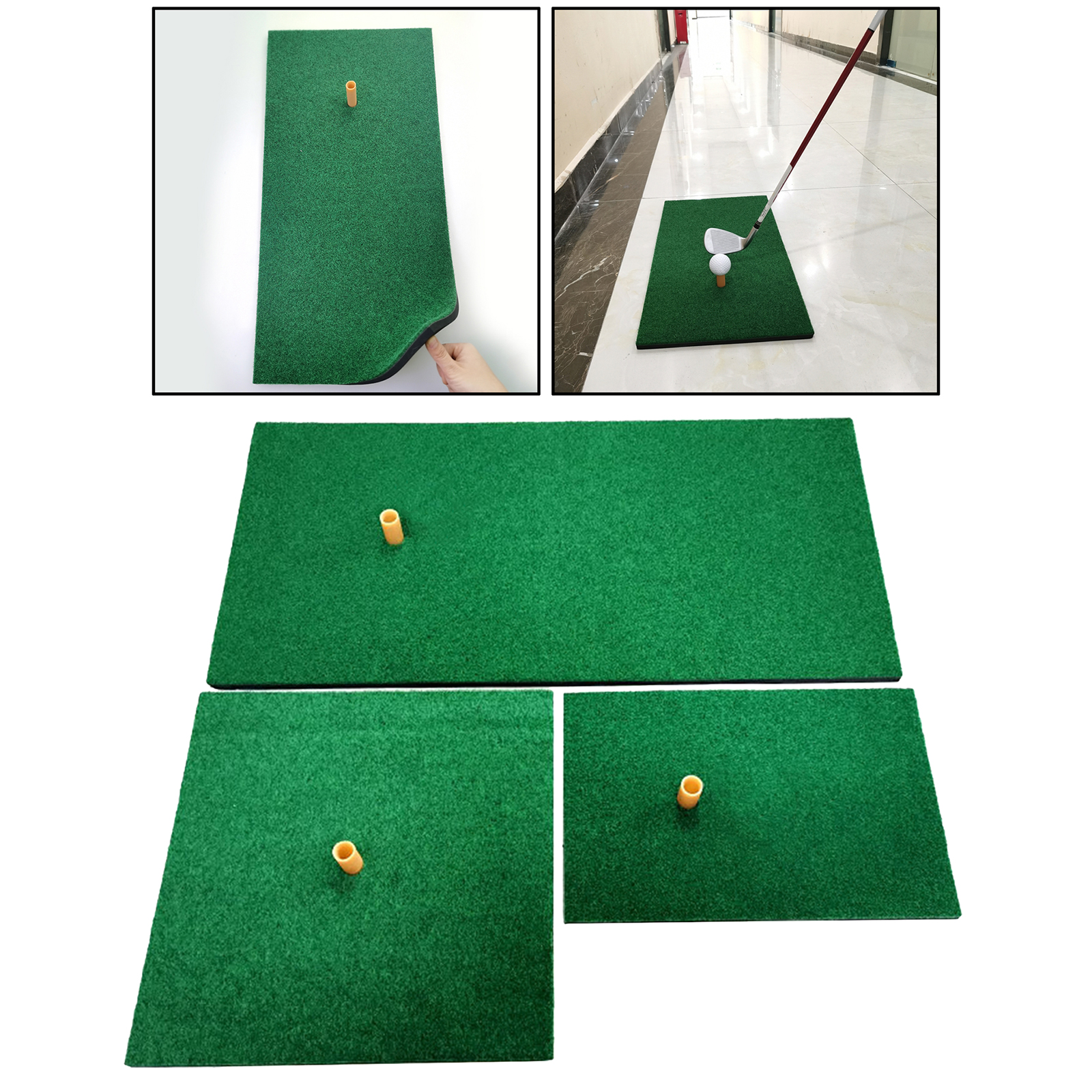 Deluxe Golf Practice Mat Aids Pad Garden Practicing Turf Carpet Golfer