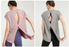 Sport Shirt Temperament Bodybuilding Sportswear T-shirt Fashion Yoga Clothes Sexy Beauty Back Tops Fitness Clothes Women Fitness 14