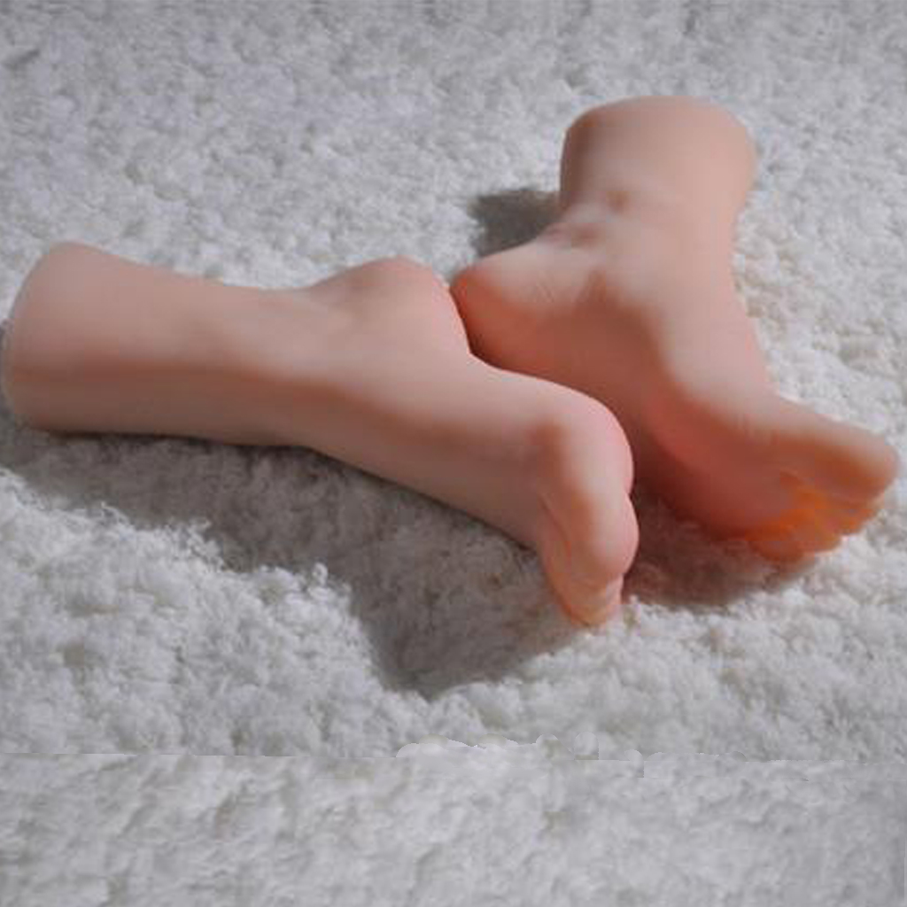 Female Mannequin Foot Display, Foot Model Lifesize for Art Sketch 3D Tattoo Practice Nails Training Rings Jewelry Display